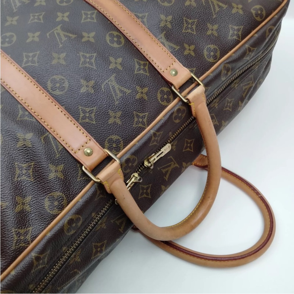 Louis Vuitton Travel Bag Sirius 55 Brown Monogram with Lock & Key - Picture 5 of 15
